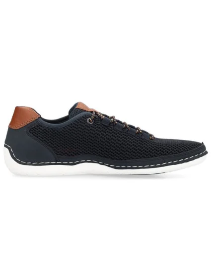 Pohodlné polobotky M model 22013022 navy blue - Rieker