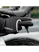 Cyklistické rukavice  velikost: L/XL černé model 22083570 - Hikvision