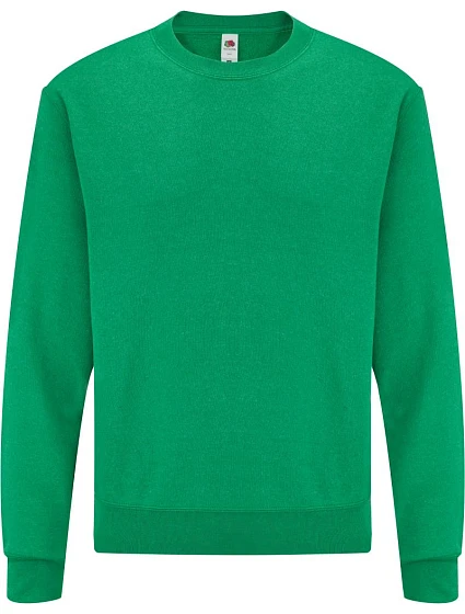 Mikina Fruit of the Loom Classic Set-In Sweat 16.2202 v retro farbe heather green Mikina Fruit of the Loom Classic Set-In Sweat 16.2202 v retro farbe heather green