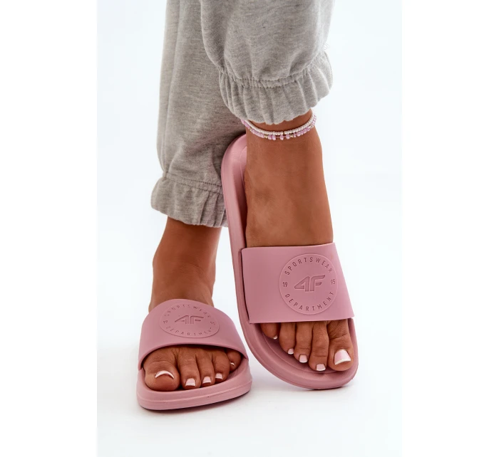 Damskie Klapki 4FMM00FFLIF045-56S Różowe Damskie Klapki 4FMM00FFLIF045-56S Różowe
