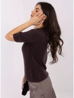 Jumper MO SW 1510.86 tmavohnedý Jumper MO SW 1510.86 tmavohnedý