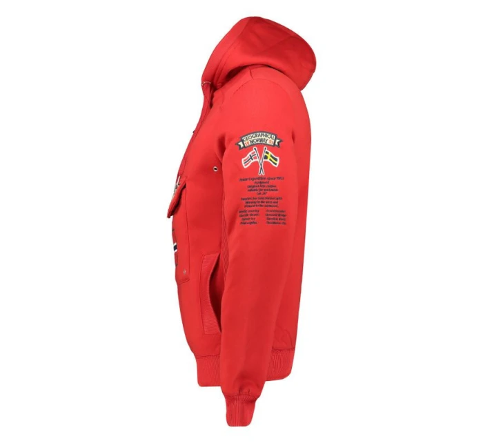 Pánská mikina model 21859206 Červená - Geographical Norway
