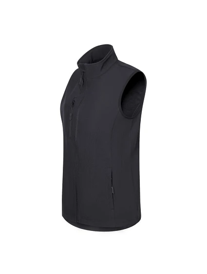 Dámska softshellová vesta Trail (ebony grey) Dámska softshellová vesta Trail (ebony grey)