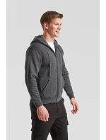 Fruit of the Loom Classic Hooded Sweat Jacket Mikina s kapucňou 16.2062 čierna Fruit of the Loom Classic Hooded Sweat Jacket Mikina s kapucňou 16.2062 čierna
