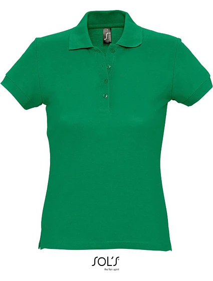 SOL'S Passion Dámske piqué polo 25.1338 kelly green SOL'S Passion Dámske piqué polo 25.1338 kelly green