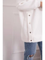 Zateplená mikina se zapínáním na druky ecru Zateplená mikina se zapínáním na druky ecru