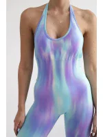 Fitness oblek s rukoväťou fialový