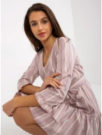 Dámské šaty LK SK model 17799950 tmavě růžová - FPrice