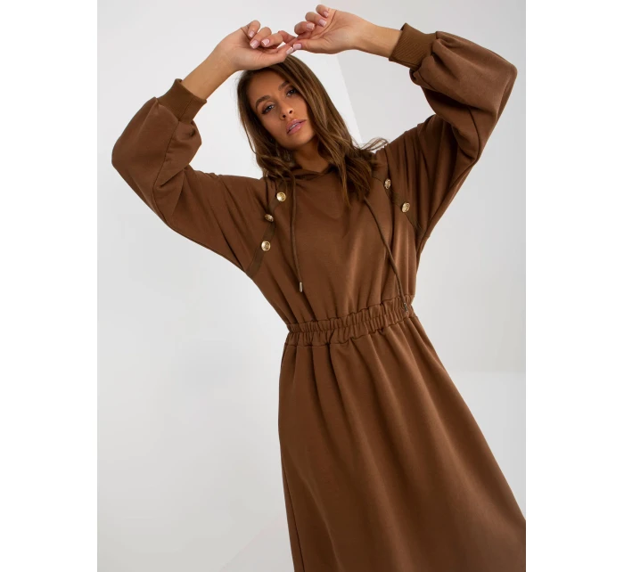 Dámske šaty RV SK 8336 hnedé Dámske šaty RV SK 8336 hnedé