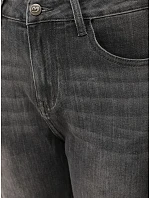 Jeansy damskie mom fit z wysokim stanem szare FashionStreet UY3114 Jeansy damskie mom fit z wysokim stanem szare FashionStreet UY3114