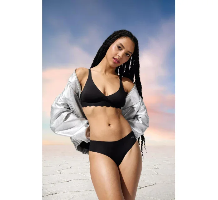 Dámske nohavičky ZERO Microfibre 2.0 Hipstring - BLACK - čierne 0004 - SLOGGI Dámske nohavičky ZERO Microfibre 2.0 Hipstring - BLACK - čierne 0004 - SLOGGI