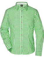 JN Popelínová kostkovaná halenka styl 02.0 green/white model 22487395 - Daiber JN Popelínová kostkovaná halenka styl 02.0 green/white model 22487395 - Daiber