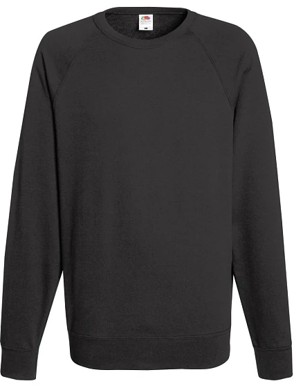 Fruit of the Loom Lightweight Raglan Sweat Pánska raglánová mikina 16.2138 light graphite Fruit of the Loom Lightweight Raglan Sweat Pánska raglánová mikina 16.2138 light graphite
