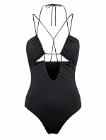 Dámske jednodielne plavky KW0KW02028-BEH - Calvin Klein