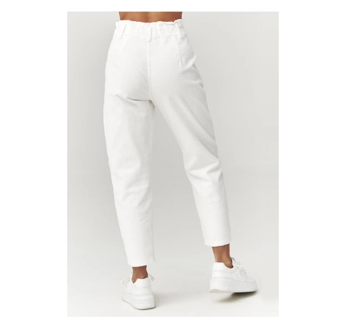 Šnúrové nohavice model 223242 Makadamia