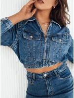 Dámska džínsová bunda BLIRNA modrá FashionStreet TY4167