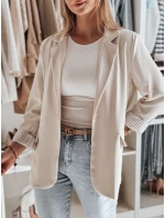 Dámska nadrozmerná bunda RESIDAL light beige FashionStreet PY0122 Dámska nadrozmerná bunda RESIDAL light beige FashionStreet PY0122