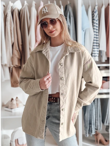 Dámská přechodná košilová bunda oversize  Dstreet model 21986313 - FashionStreet