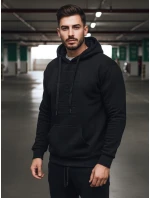 Pánska čierna mikina FashionStreet BX5933