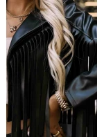 624-3 Krátke strapce z mäkkej ekokože - čierne 624-3 Krátke strapce z mäkkej ekokože - čierne