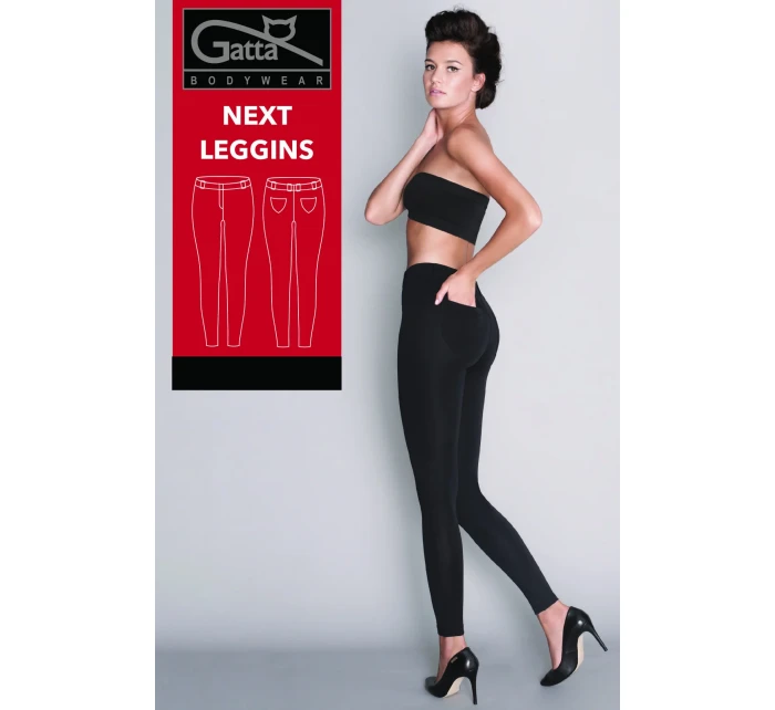 Čierne dámske legíny Gatta Next Leggins 44531