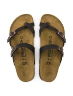 Birkenstock Dámske žabky Mayari Habana Narrow foot z nubukovej kože hnedé (0171323) Birkenstock Dámske žabky Mayari Habana Narrow foot z nubukovej kože hnedé (0171323)