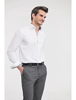 Kontrastní košile s dl. rukávem vzor rybí kost 11. grey model 22476056 - Russell Athletic Kontrastní košile s dl. rukávem vzor rybí kost 11. grey model 22476056 - Russell Athletic