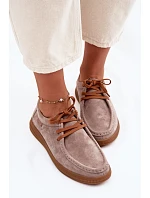 Polobotky z přírodního semiše Vinceza 95391 Béžové