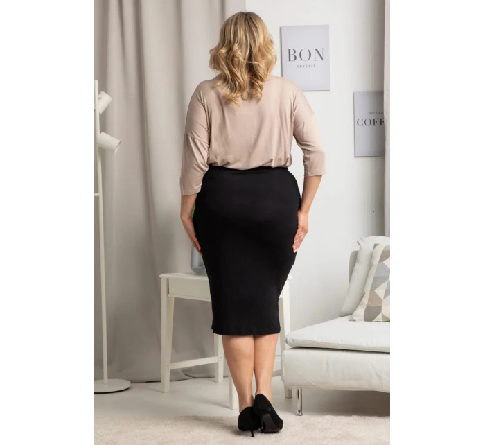 Dámska sukňa P352 čierna - Karko