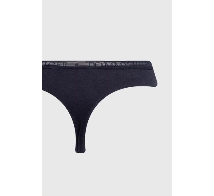 Dámske tangá 3Pack UW0UW04890 0V6 Pink/Blue/Black - Tommy Hilfiger Dámske tangá 3Pack UW0UW04890 0V6 Pink/Blue/Black - Tommy Hilfiger