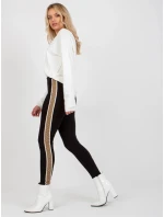 Dámské legíny VI LG model 20612381 Černá S béžovou - FPrice
