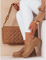 Dámske mokasíny na platforme TORINO khaki FashionStreet ZY0776 Dámske mokasíny na platforme TORINO khaki FashionStreet ZY0776