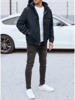 FashionStreet pánska tmavomodrá prechodná bunda TX5032