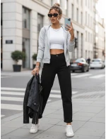 Dámske džínsy s vysokým pásom mom fit black FashionStreet UY2868