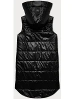 Čierna dámska vesta s ozdobným zipsom S'West (B8151-1) Čierna dámska vesta s ozdobným zipsom S'West (B8151-1)