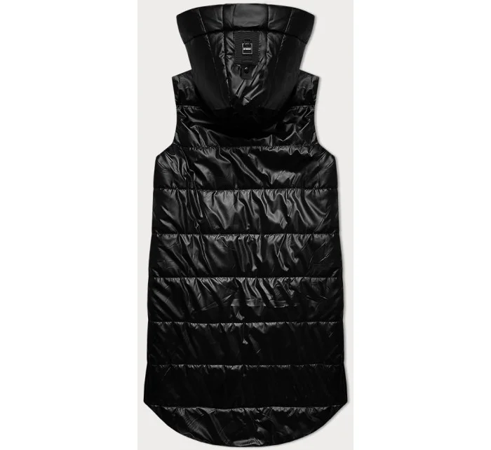 Čierna dámska vesta s ozdobným zipsom S'West (B8151-1) Čierna dámska vesta s ozdobným zipsom S'West (B8151-1)