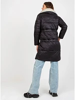 Černá zimní bunda s rukávy model 21247747 - Factory Price