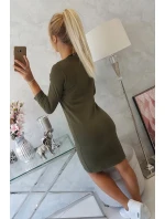 Klasické khaki šaty Klasické khaki šaty