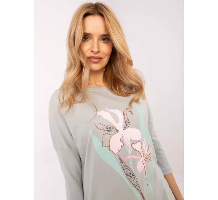 Blúzka CLM BZ 0035.93 sivá