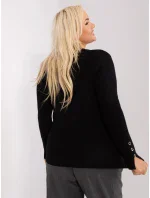 Sweter PM SW PM model 18965742 czarny - FPrice Sweter PM SW PM model 18965742 czarny - FPrice