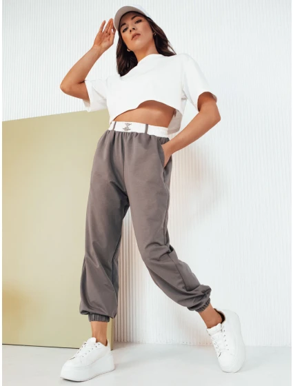 Dámské kalhoty šedé Dstreet model 21975326 - FashionStreet