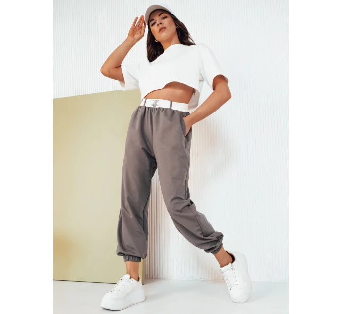 Dámské kalhoty šedé Dstreet model 21975326 - FashionStreet