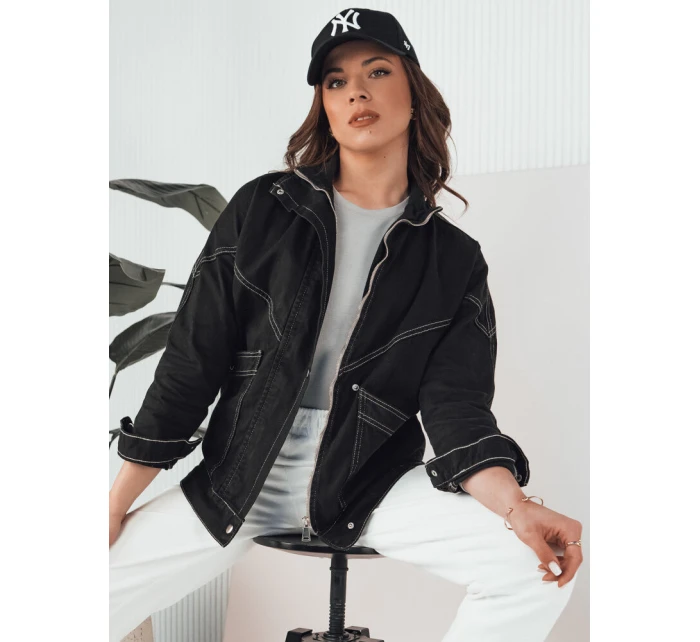 Dámská džínová bunda černá Dstreet model 21976662 - FashionStreet Dámská džínová bunda černá Dstreet model 21976662 - FashionStreet