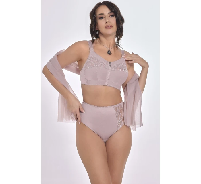 Zuza I  Pink měkká podprsenka s kosticí model 21273767 - Viki