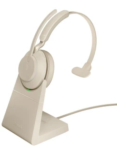 Bezdrátová sluchátka do uší Jabra 65 UC Mono béžová + model 21862316