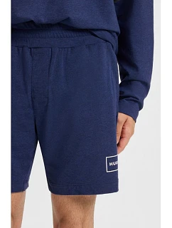 Hugo Loungewear Pánske šortky na spanie Laze AZZURRO (50525247-409)
