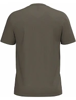 Kariban K 357 Pánske tričko s výstrihom do V 20.K357 tmavá khaki