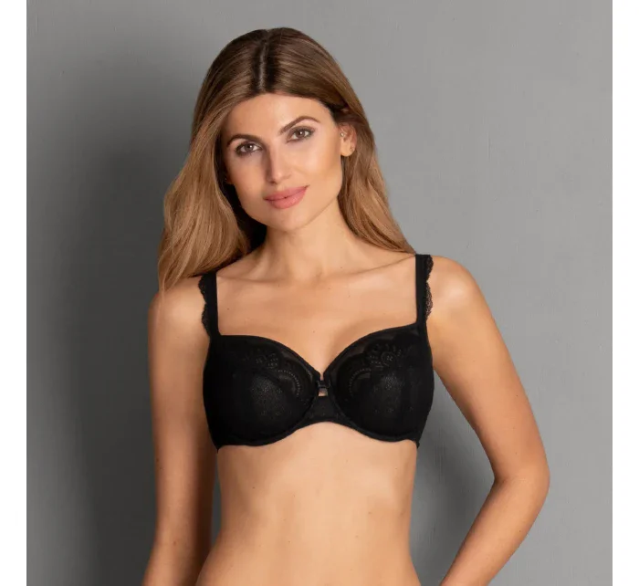 Selma podprsenka s kosticami 5634 čierna - RosaFaia