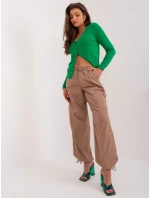 Spodnie model 19716219 jasny brązowy - FPrice