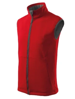 Vision softshellová vesta pánská červená